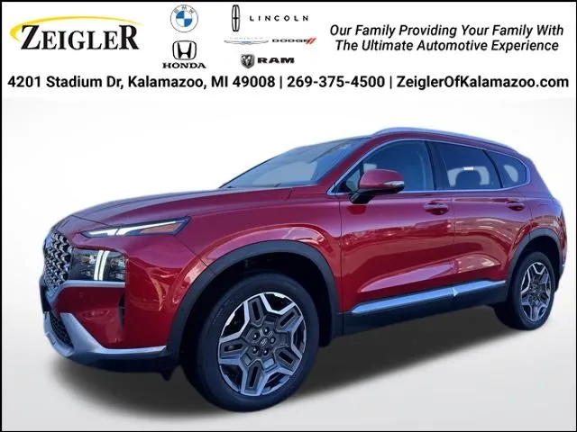 Red 2022 Hyundai Santa Fe Limited for sale in Kalamazoo, MI