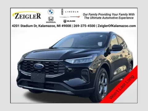 Black 2025 Ford Escape ST-Line for sale in Kalamazoo, MI
