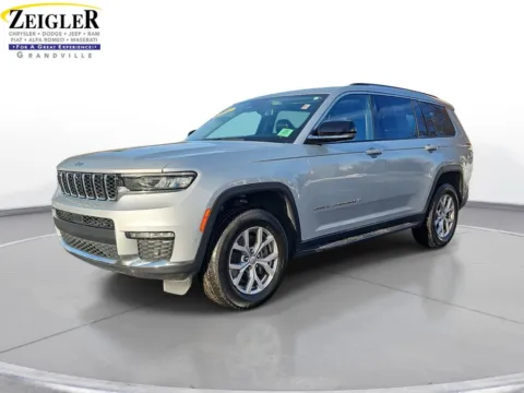 Silver 2022 Jeep Grand Cherokee L Limited for sale in Grandville, MI