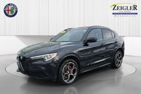 Black 2023 Alfa Romeo Stelvio Veloce for sale in Grandville, MI