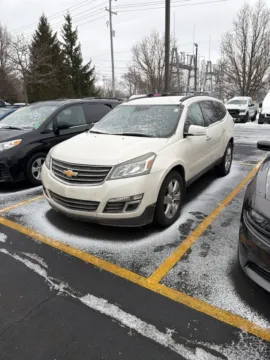 White 2015 Chevrolet Traverse LTZ for sale in Grandville, MI
