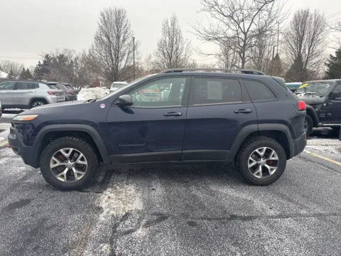 Blue 2016 Jeep Cherokee Trailhawk for sale in Grandville, MI