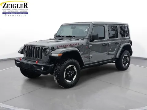Gray 2021 Jeep Wrangler Unlimited Rubicon for sale in Grandville, MI