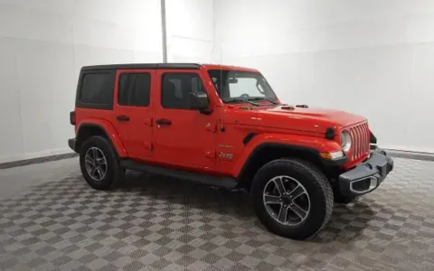 Red 2022 Jeep Wrangler Unlimited Sahara for sale in Grandville, MI