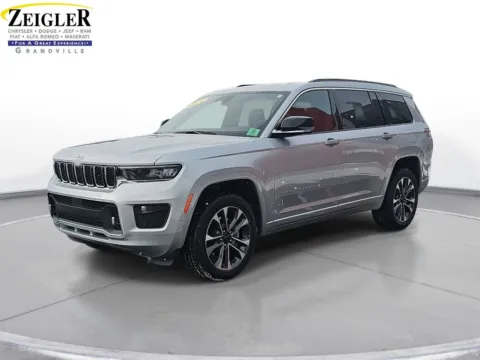 Silver 2024 Jeep Grand Cherokee L Overland for sale in Grandville, MI