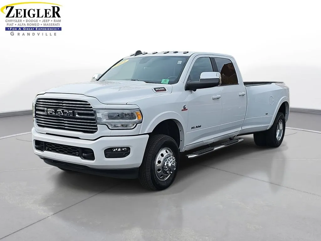 White 2021 Ram 3500 Laramie for sale in Grandville, MI