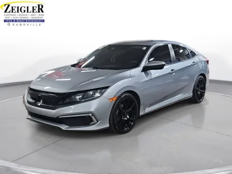 Silver 2019 Honda Civic LX for sale in Grandville, MI