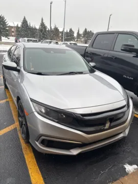 Silver 2019 Honda Civic LX for sale in Grandville, MI