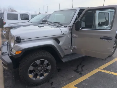 Silver 2018 Jeep Wrangler Unlimited Sahara for sale in Grandville, MI