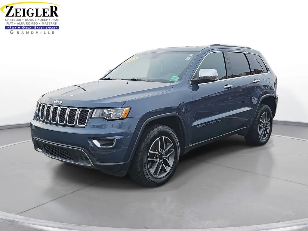 Blue 2021 Jeep Grand Cherokee Limited for sale in Grandville, MI