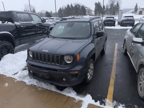 Blue 2022 Jeep Renegade Latitude for sale in Grandville, MI