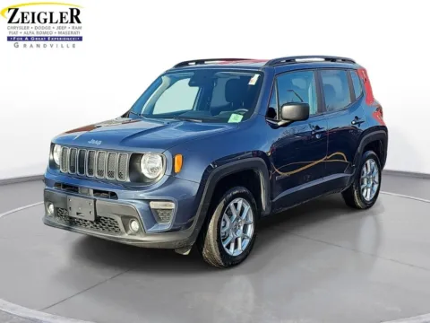 Blue 2022 Jeep Renegade Latitude for sale in Grandville, MI