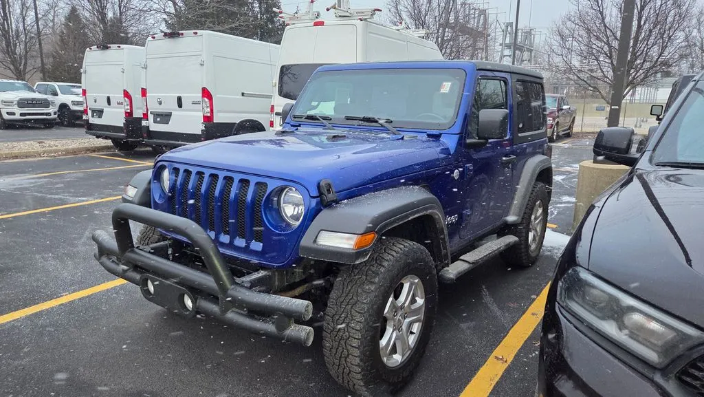 Blue 2020 Jeep Wrangler Sport S for sale in Grandville, MI