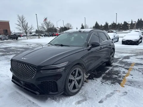 Black 2022 Genesis GV70 3.5T Sport Prestige for sale in Grandville, MI