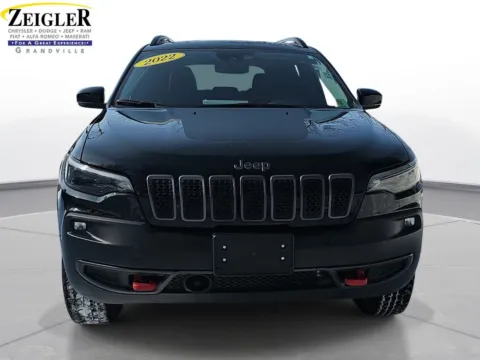 Photos of 2022 Jeep Cherokee Trailhawk for sale in Grandville, MI at Zeigler Chrysler Dodge Jeep Ram of Grandville