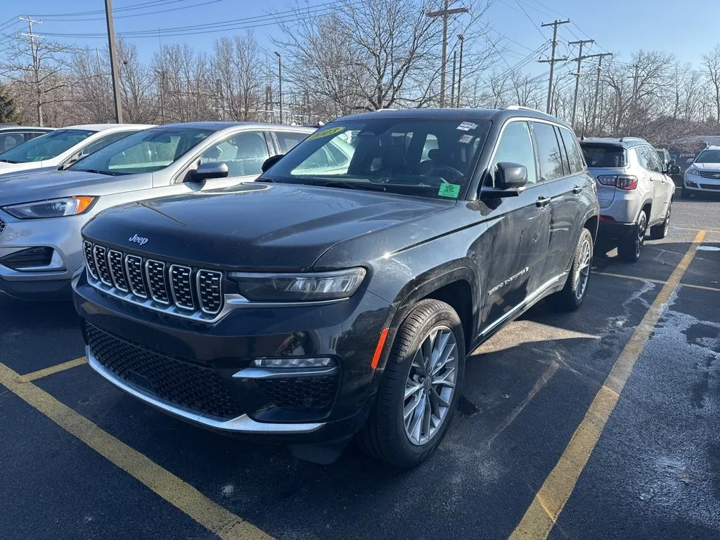 Black 2023 Jeep Grand Cherokee Summit for sale in Grandville, MI