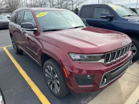 Red 2023 Jeep Grand Cherokee L Overland for sale in Grandville, MI