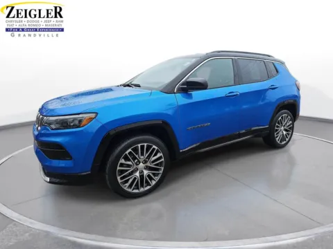 Blue 2023 Jeep Compass Limited for sale in Grandville, MI