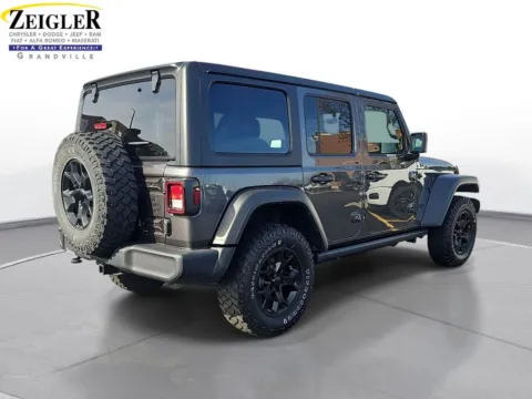 More photos of 2022 Jeep Wrangler Unlimited Willys at Zeigler Chrysler Dodge Jeep Ram of Grandville, MI