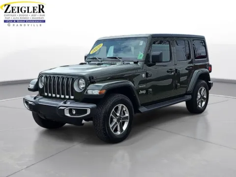 Green 2022 Jeep Wrangler Unlimited Sahara for sale in Grandville, MI