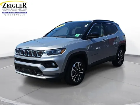 Silver 2023 Jeep Compass Limited for sale in Grandville, MI