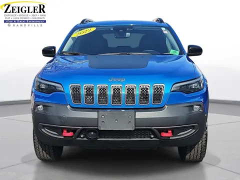 Photos of 2022 Jeep Cherokee Trailhawk for sale in Grandville, MI at Zeigler Chrysler Dodge Jeep Ram of Grandville