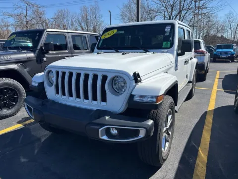 White 2023 Jeep Wrangler Sahara for sale in Grandville, MI