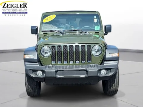 Photos of 2023 Jeep Wrangler Sport for sale in Grandville, MI at Zeigler Chrysler Dodge Jeep Ram of Grandville