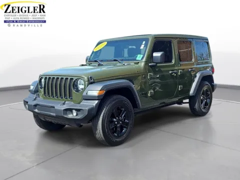 Green 2023 Jeep Wrangler Sport for sale in Grandville, MI