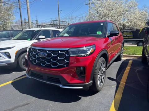 Red 2025 Ford Explorer Platinum for sale in Grandville, MI