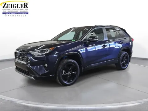 Black 2020 Toyota RAV4 Hybrid XSE for sale in Grandville, MI
