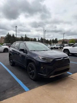 Black 2020 Toyota RAV4 Hybrid XSE for sale in Grandville, MI