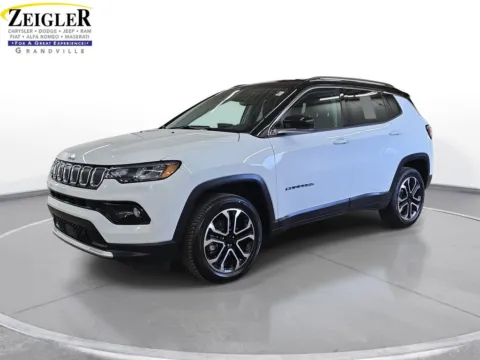 White 2022 Jeep Compass Limited for sale in Grandville, MI