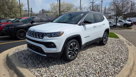 White 2022 Jeep Compass Limited for sale in Grandville, MI
