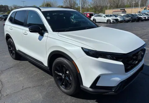 White 2023 Honda CR-V Hybrid Sport for sale in Grandville, MI