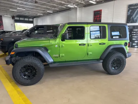 Green 2018 Jeep Wrangler Unlimited Sport S for sale in Grandville, MI