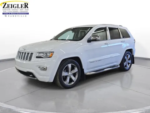 White 2015 Jeep Grand Cherokee Overland for sale in Grandville, MI