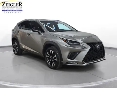 Another view of 2020 Lexus NX 300 F Sport for sale in Grandville, MI at Zeigler Chrysler Dodge Jeep Ram of Grandville