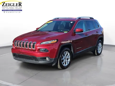 Red 2016 Jeep Cherokee Latitude for sale in Grandville, MI