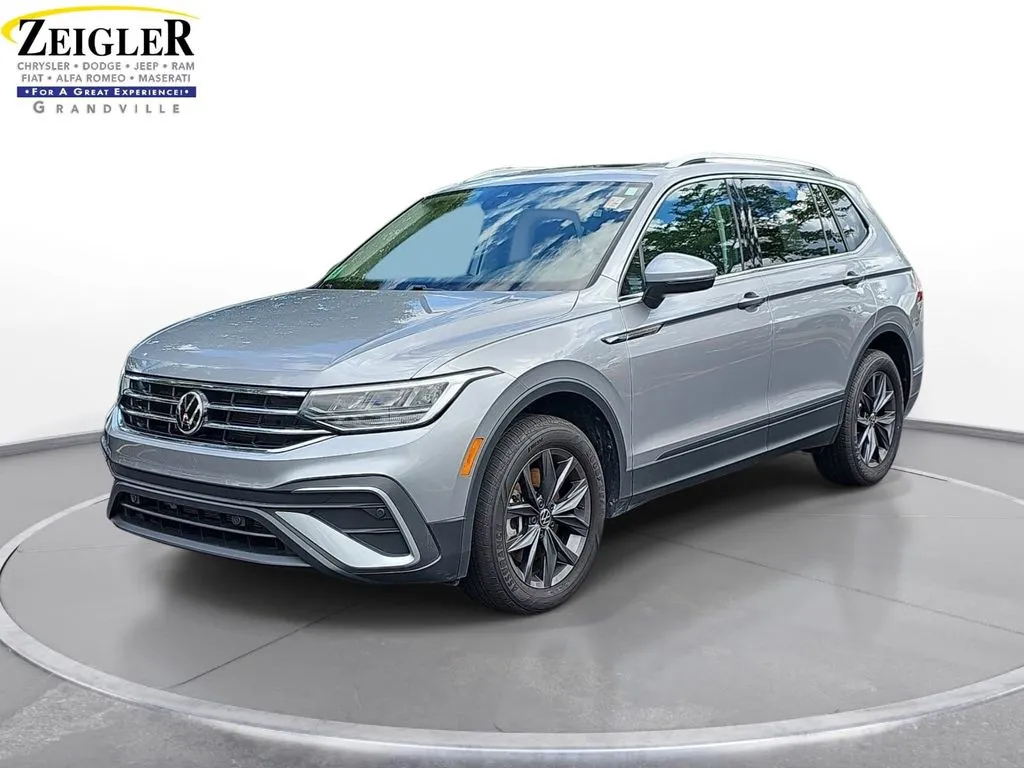 Silver 2023 Volkswagen Tiguan 2.0T SE for sale in Grandville, MI