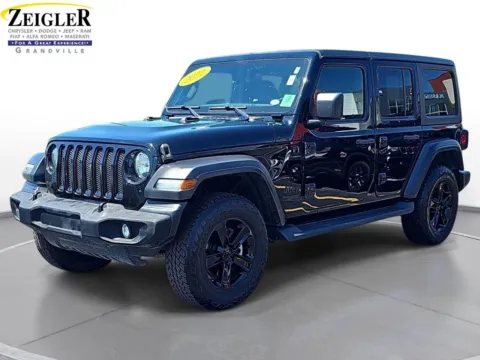 Black 2022 Jeep Wrangler Unlimited Sport Altitude for sale in Grandville, MI