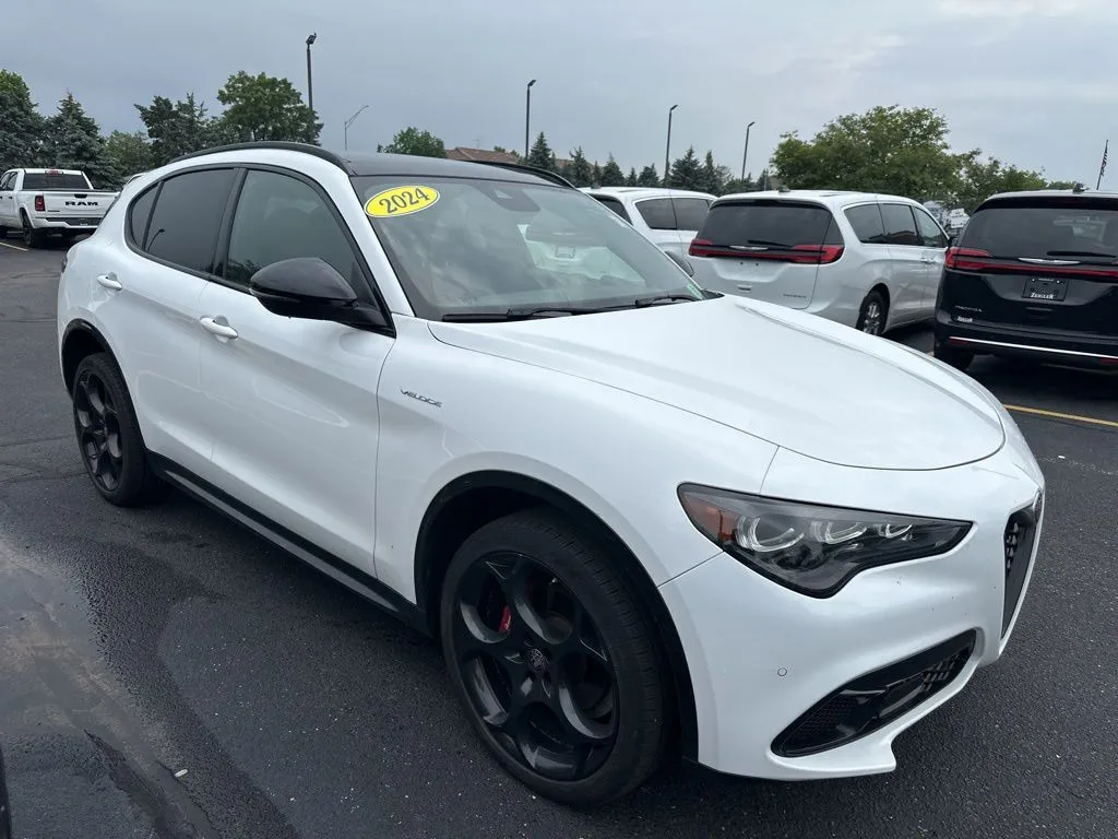 White 2024 Alfa Romeo Stelvio Veloce for sale in Grandville, MI