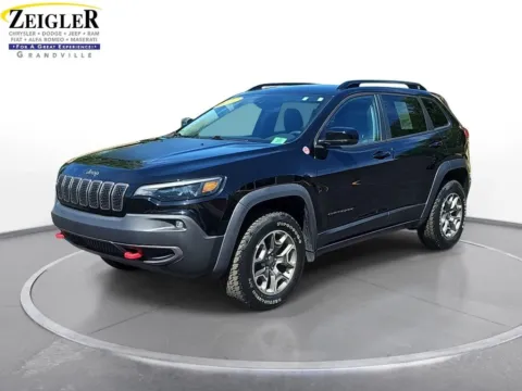 Black 2022 Jeep Cherokee Trailhawk for sale in Grandville, MI