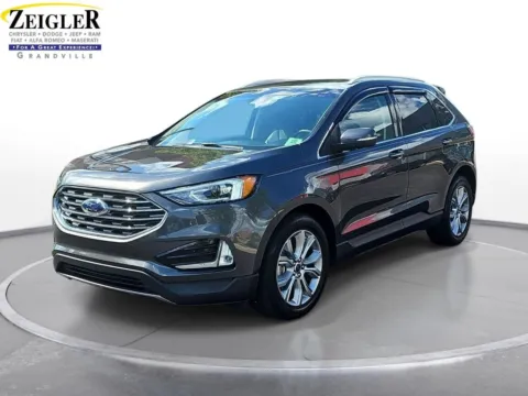 Gray 2019 Ford Edge Titanium for sale in Grandville, MI