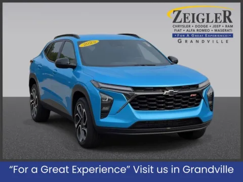 Blue 2025 Chevrolet Trax 2RS for sale in Grandville, MI