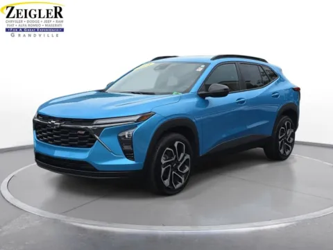 Blue 2025 Chevrolet Trax 2RS for sale in Grandville, MI