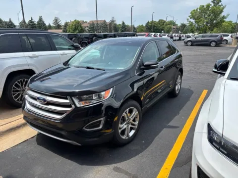 Black 2016 Ford Edge Titanium for sale in Grandville, MI