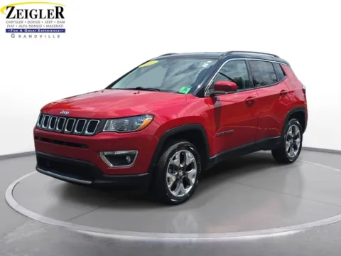 Red 2021 Jeep Compass Limited for sale in Grandville, MI