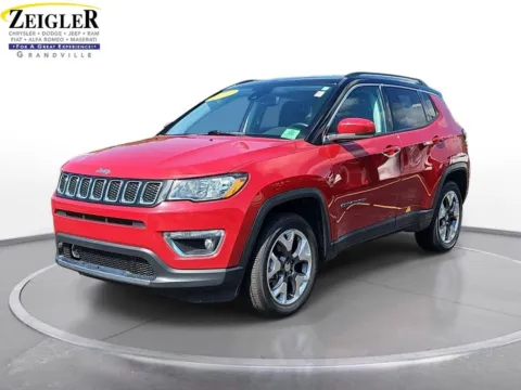 Red 2021 Jeep Compass Limited for sale in Grandville, MI