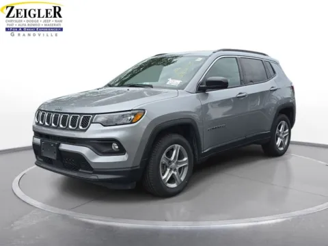 Silver 2024 Jeep Compass Latitude for sale in Grandville, MI